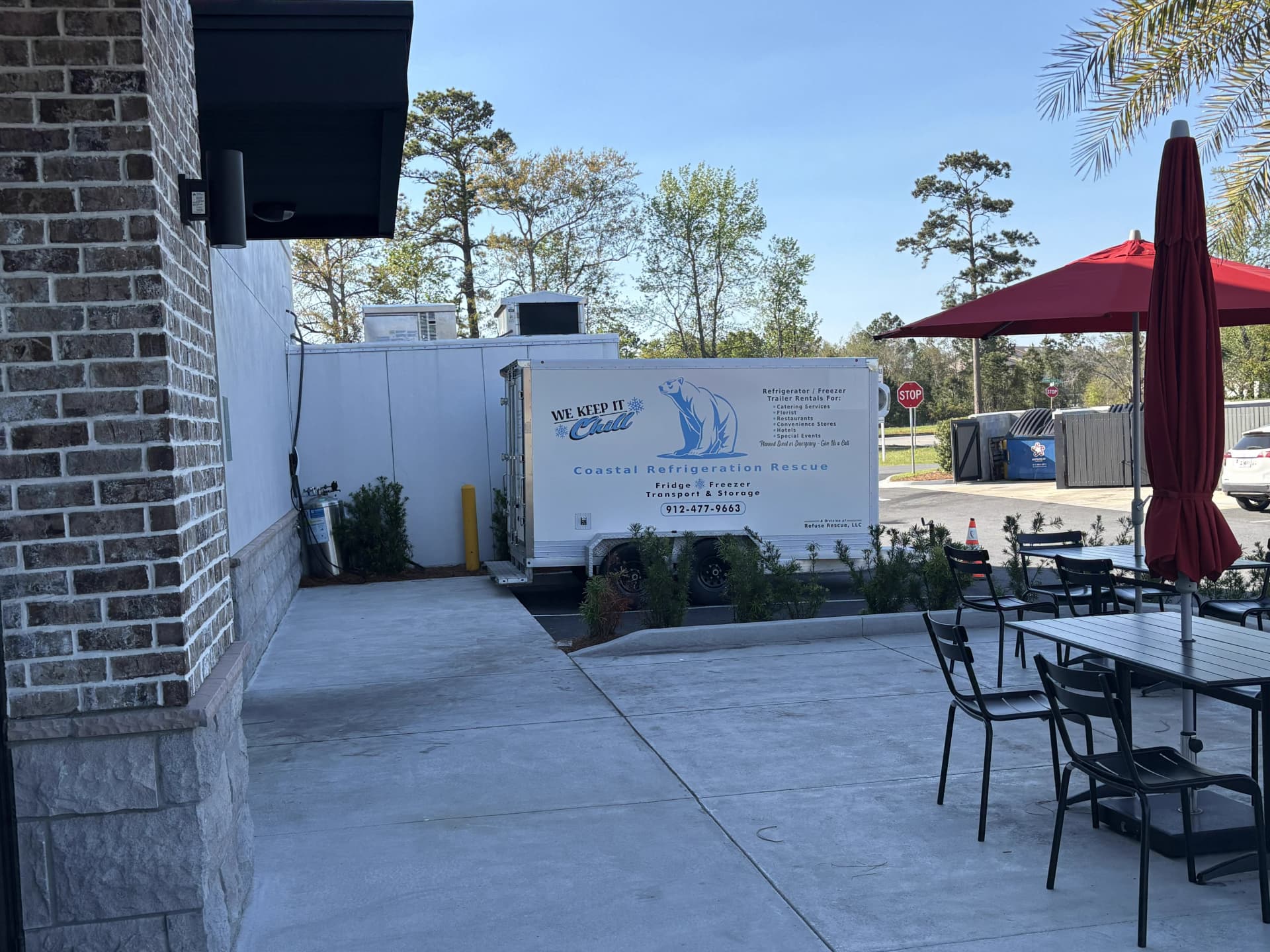 Emergency refrigerated trailer in Brunswick and Golden Isles GA