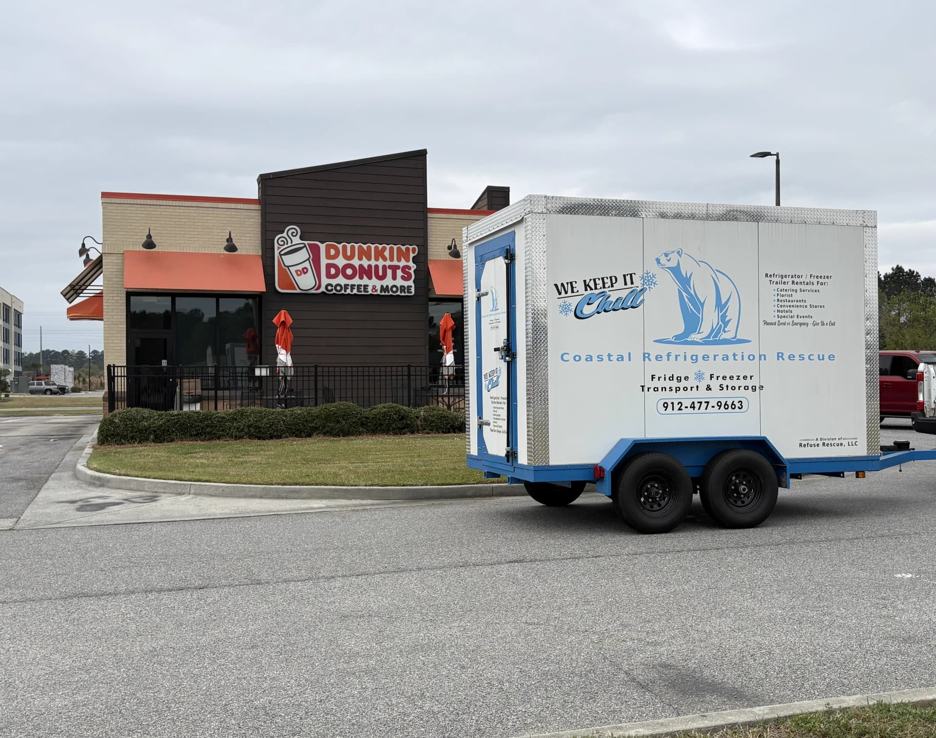 Emergency refrigerated trailer in Charleston SC