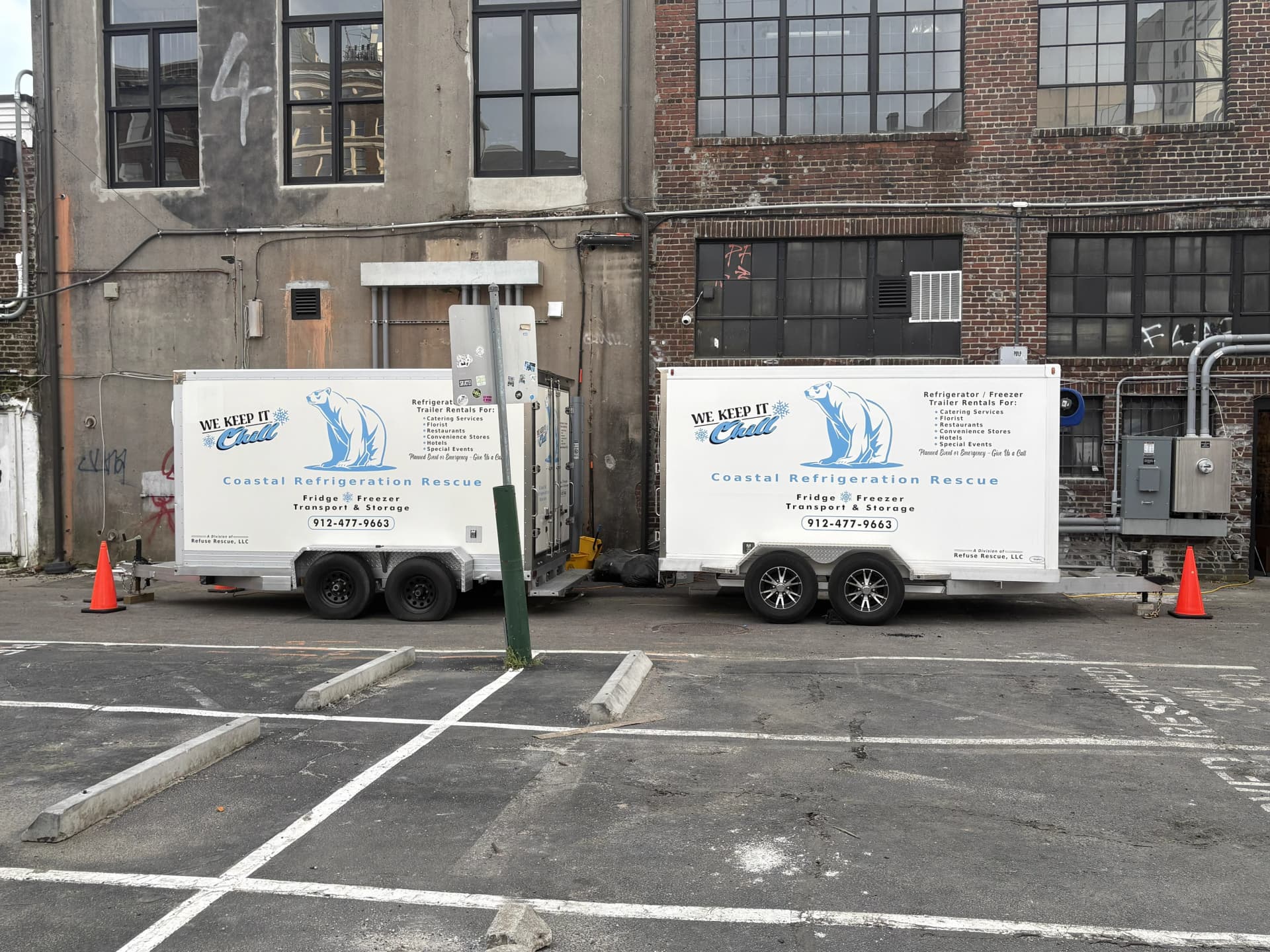 Emergency refrigerated trailer in Macon GA