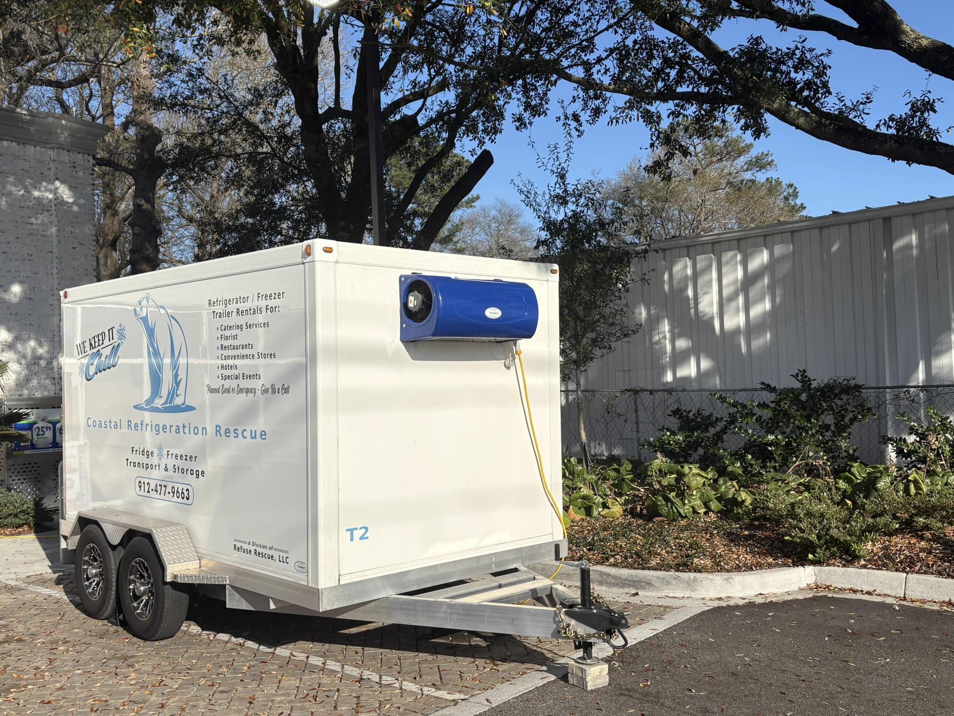 Emergency refrigerated trailer in Statesboro GA